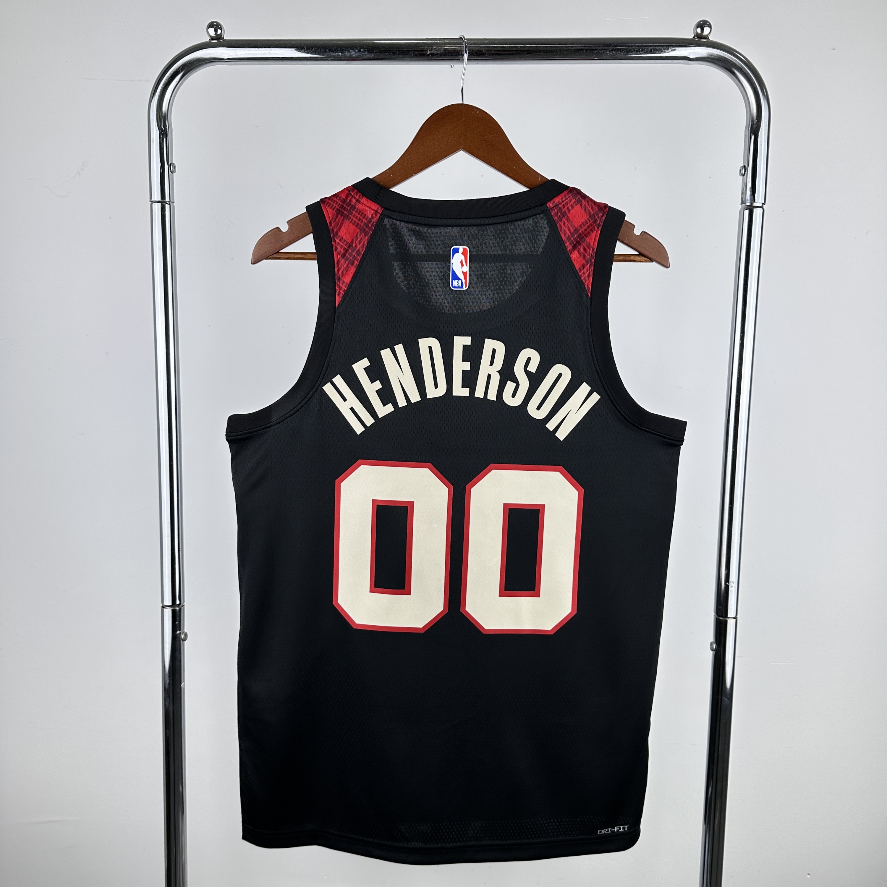 Men Portland Trail Blazers #00 Henderson Black City Edition Nike 2024 NBA Jersey->phoenix suns->NBA Jersey